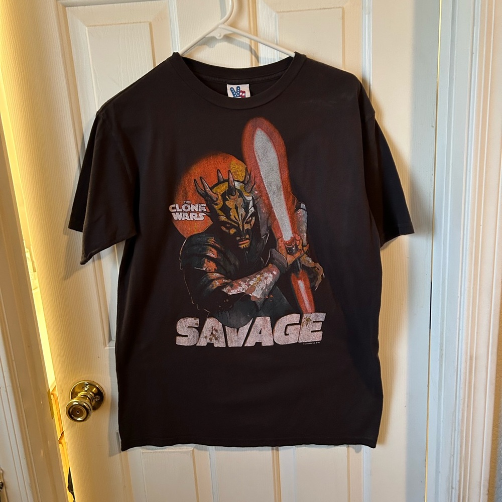 NWT Star Wars “Clone Wars” Savage T-Shirt Size S - Picture 2 of 4